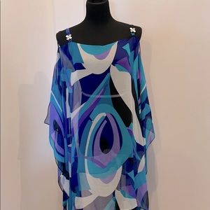 Rare Marina Rinaldi Sheer Silk Coverup